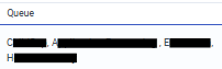 Order of queues displayed on Interactions table page in Genesys Cloud.